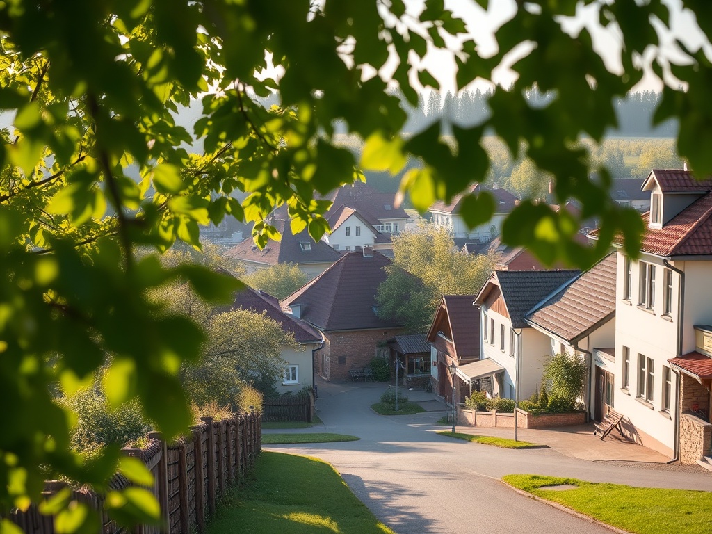 Biały bocian z czerwonym dziobem na tradycyjnym gnieździe na dachu budynku w Chełmnie